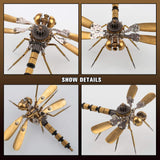 Stirlingkit 90PCS+ Steampunk Insect MINI Metal Creative Crafts, view 2