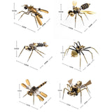 Stirlingkit 90PCS+ Steampunk Insect MINI Metal Creative Crafts, view 4