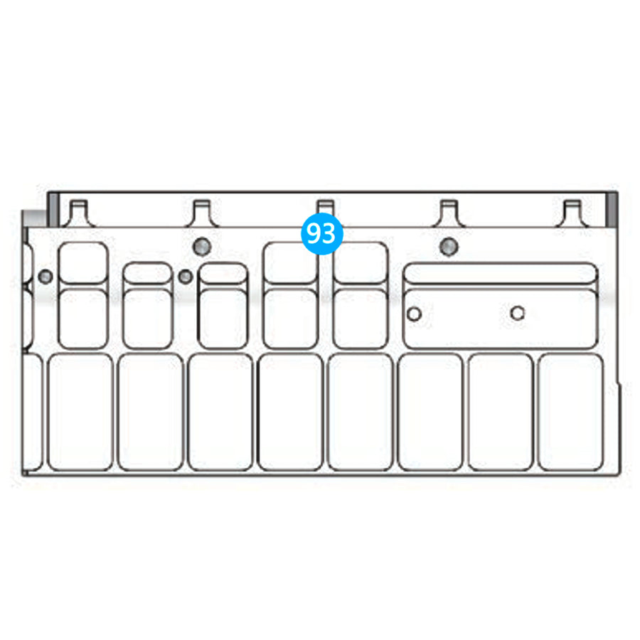 Stirlingkit #93 Engine Block with Crankshaft Support for TOYAN FS-L400 Engine Model