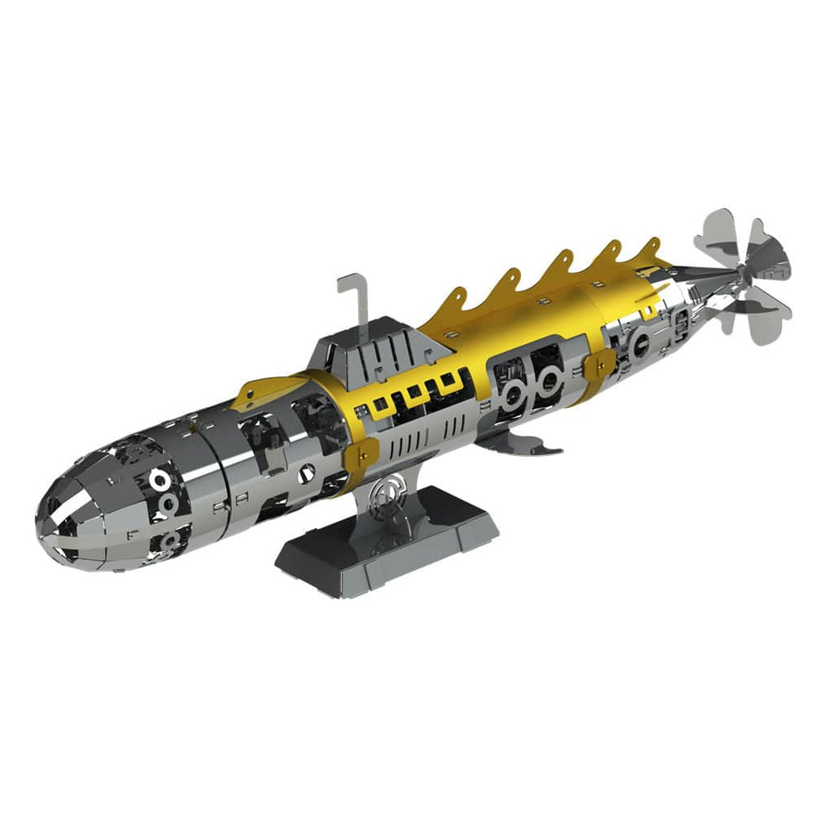 Stirlingkit 94pcs Deap Sea Mechanical Submarine Model Building Kit-Elusive Nautilus