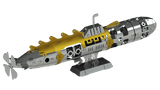 Stirlingkit 94pcs Deap Sea Mechanical Submarine Model Building Kit-Elusive Nautilus, view 3