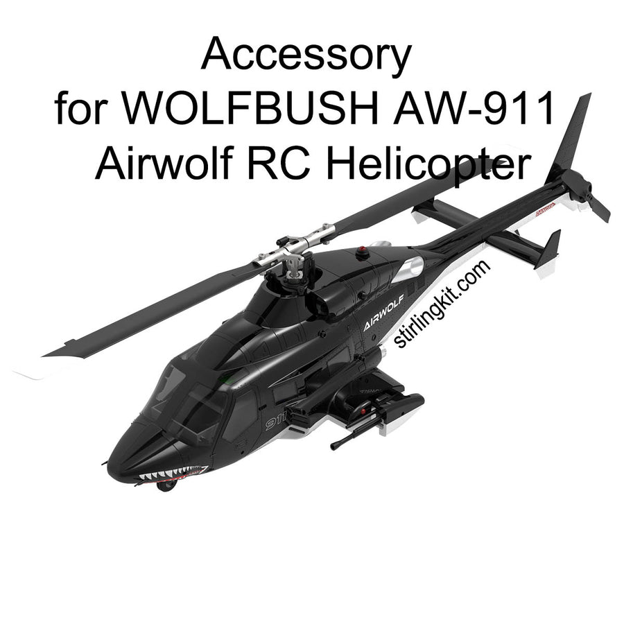 Stirlingkit Accessory for WOLFBUSH AW-911 Airwolf YUXIANG F02S RC Helicopter