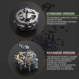 Stirlingkit Adavanced 1014PCS+ Mechanical Green Dynastes Beetle 3D Metal DIY Assembly Kits Toys, view 4