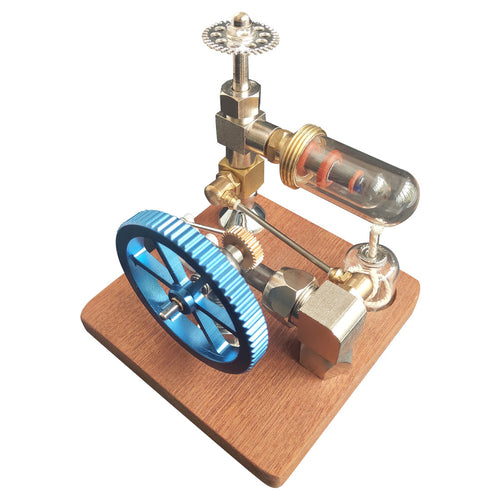 Stirlingkit Adjustable Speed Stirling Engine Model Toy with Vertical Flywheel Science Experiment