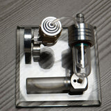 Stirlingkit Adjustable Speed Stirling Engine Model Toy with Vertical Flywheel Science Experiment, view 3