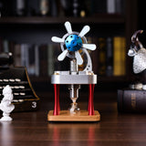 Stirlingkit Air-Cooled Metal Vertical Stirling Engine with Flywheel Fan Model Education Toy, view 5