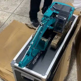 Stirlingkit All-metal 1/14 2.4G 10CH Multi-Functional RC Hydraulic Excavator Engineering Navvy Construction Machinery Model Blue, view 6