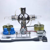 Stirlingkit Alpha Hot Air Horizontal Opposed Generator Stirling Engine Model Science Toy, view 3