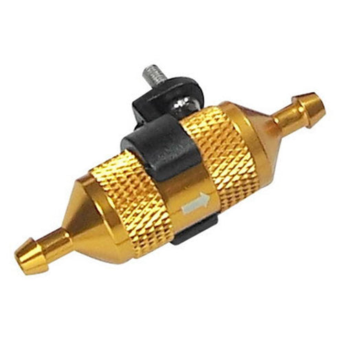 Stirlingkit Aluminium Alloy Fuel Filter Compatible with Toyan Engine for 1:8 1:10 Gas Powered Model Car - Random Color