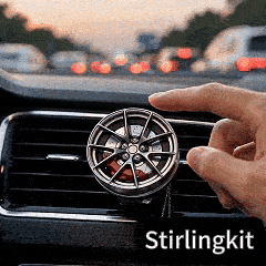 Stirlingkit Aluminum Alloy Wheel Rim Car Diffuser — The Ultimate Gift for Car Enthusiasts