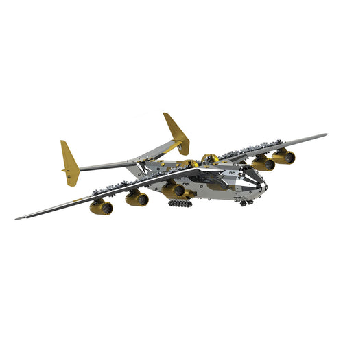 Stirlingkit AN-225 MRIYA Aircraft Model Kit Stainless Steel 3D Metal Puzzle for Aviation Lovers