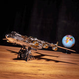 Stirlingkit AN-225 MRIYA Aircraft Model Kit Stainless Steel 3D Metal Puzzle for Aviation Lovers, view 4