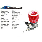 Stirlingkit ARGUS-21 R8 .21 5+2P Methanol Engine  for 1/8 Off-road Racing Vehicle, view 3