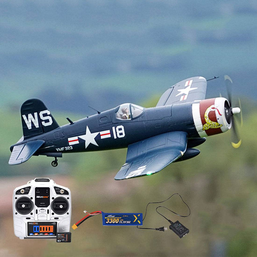 Stirlingkit Arrows Hobby 1100mm F4U-4 Corsairs Attack Fighter RC Model Airplane RTF