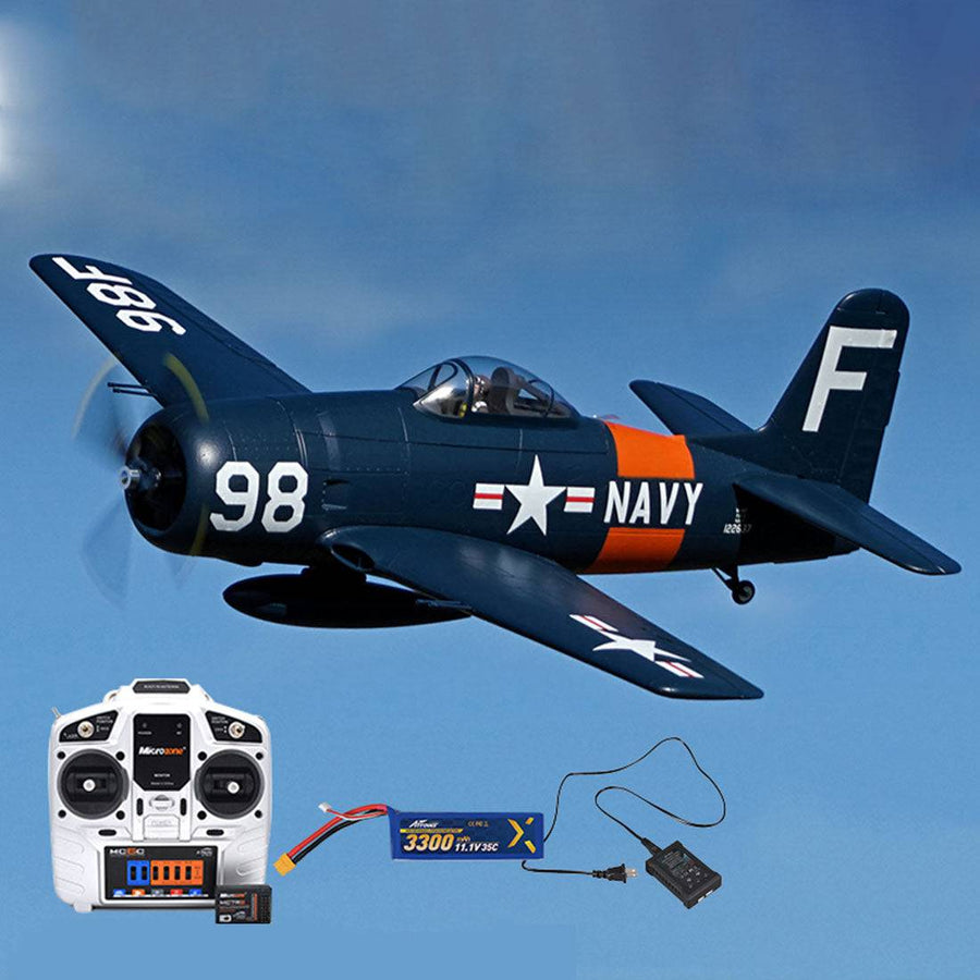 Stirlingkit Arrows Hobby 1100mm F8F Bearcat RC Navy Airplane Model RTF