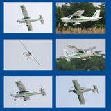 Stirlingkit Arrows Hobby 1450mm Tecnam Beginner Electric RC Aircraft Fixed Wing Airplane with Flight Control System (No Remote Controller Receiver and Battery) - PNP Version, view 4