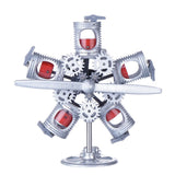 Stirlingkit Assembly Radial Engine Model 5 Cylinder Star Engine Toy Collection Decoration, view 2