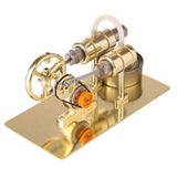 Stirlingkit Assembly Single Cylinder Stirling Engine Generator DIY Model - Golden, view 5