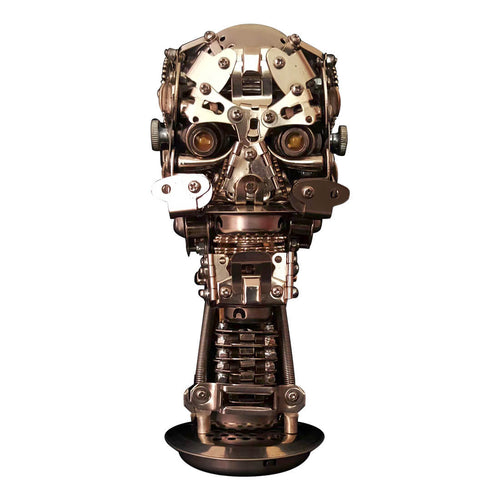 Stirlingkit Assembly Skeleton Skull Cranium 3D DIY Metal Model Kits 200+PCS