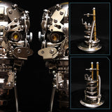 Stirlingkit Assembly Skeleton Skull Cranium 3D DIY Metal Model Kits 200+PCS, view 3