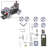 Stirlingkit Assembly Stirling Engine Car DIY Model Trolley Vehicle Set Toy, view 2