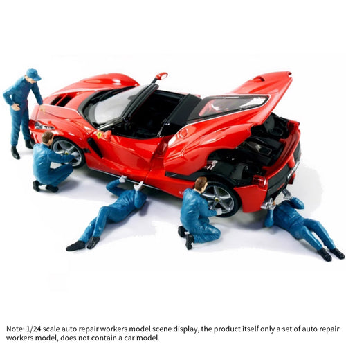 Stirlingkit Auto Repair Worker Automobile Mechanic Action Figure Complete Set 1/18 Scale