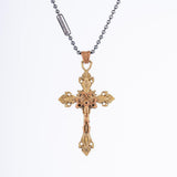 Stirlingkit Baroque Cross Necklace Pendant, view 4