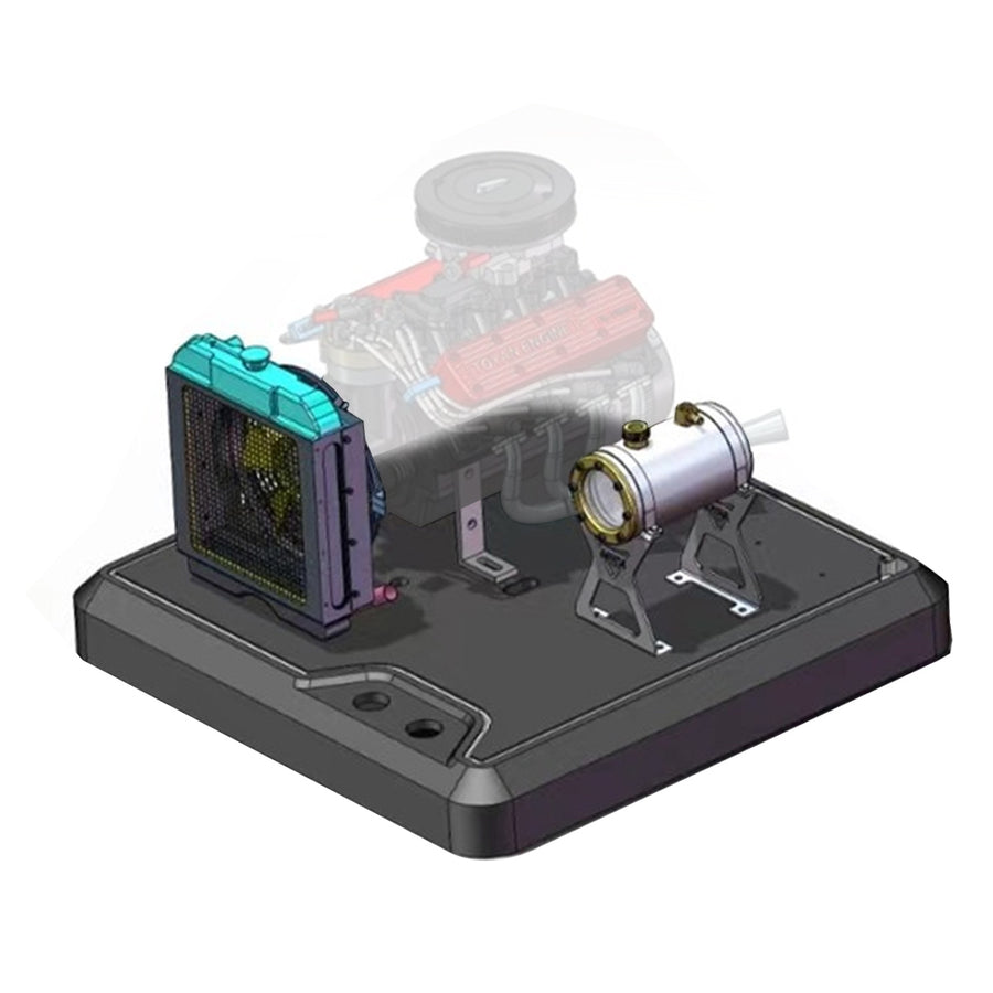 Stirlingkit Base for TOYAN V8 FS-V800WGPC Gasoline Engine Model Kits ( New Version) Upgrade