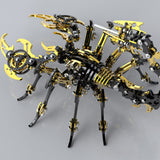 Stirlingkit Black & Golden 3D Stainless Steek DIY Scorpion Metal Model Kits, view 6