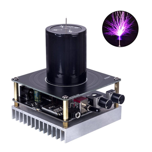 Stirlingkit Bluetooth Square Wave Music Tesla Coil with 20cm Artificial Lightning