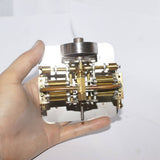 Stirlingkit Brass Mini Steam Engine Model without Boiler for Model Ship, view 2