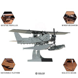 Stirlingkit BREEZE DRIFTER CESSNA Seaplane 3D Metal Aircraft Model Kit, view 3
