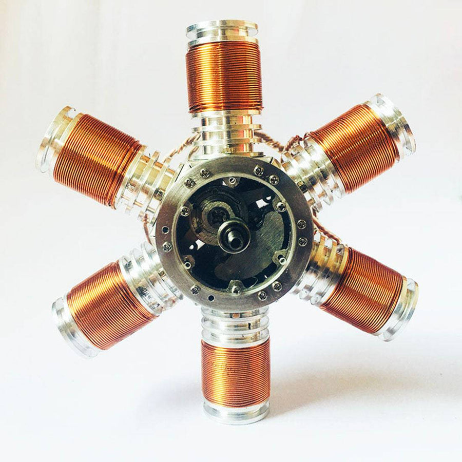 Stirlingkit Brushless DC Electric Motor Radial Solenoid Engine Model Hall effect ScienceToys