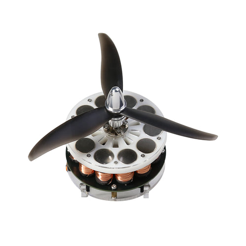 Stirlingkit Brushless DC Propeller Motor 12N14P 3-Blade Electromagnetic Coil Motor 1000-1500r/min