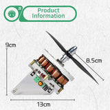 Stirlingkit Brushless DC Propeller Motor 12N14P 3-Blade Electromagnetic Coil Motor 1000-1500r/min, view 6