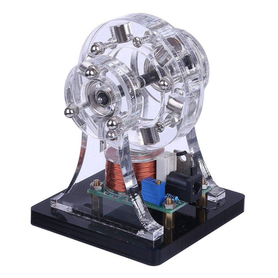 Stirlingkit Brushless Magnetic Suspension Hall Motor Engine Stem Toy (Random Color Light)