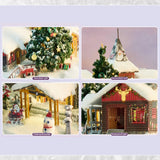Stirlingkit Build a Christmas Santa Claus's Village Model 3D Puzzle Kits, view 4