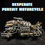 Stirlingkit Build a Motorcycle 3D DIY Metal Mode Kits Gift for Bikers 900+PCS, view 5