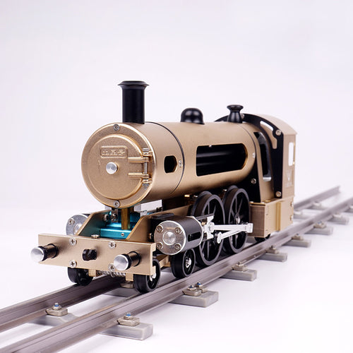Stirlingkit Build a Realistic Miniature Live Steam Train Locomotive That Runs with Railway Track