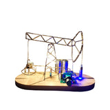 Stirlingkit Build a Tiny Oil Pumpjack for Your Desk Nodding Donkey Circuit Sculpture, view 6