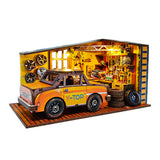 Stirlingkit Build Your Own Car Garage  3D Wooden DIY Model Building Kits 200+PCS, view 2