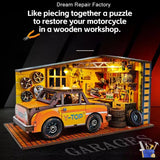 Stirlingkit Build Your Own Car Garage  3D Wooden DIY Model Building Kits 200+PCS, view 4