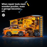 Stirlingkit Build Your Own Car Garage  3D Wooden DIY Model Building Kits 200+PCS, view 5