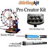 Stirlingkit Build Your Own Cube decor Lamp from Glass Fuses Circuit Sculpture Kits, view 6