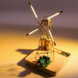 Stirlingkit Build Your Own Dutch Windmill Desk Lamp Circuit Sculpture DIY Kits, view 2