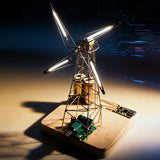 Stirlingkit Build Your Own Dutch Windmill Desk Lamp Circuit Sculpture DIY Kits, view 5