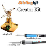 Stirlingkit Build Your Own Dutch Windmill Desk Lamp Circuit Sculpture DIY Kits, view 6