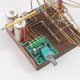 Stirlingkit Build Your Own Helicopter Desk Lamp DIY Circuit Sculpture Model, view 4