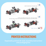Stirlingkit Build Your Own Mini RC Scale Replica Racing Car Model Kits Indoor & Outdoor 1:28 2.4G, view 6