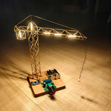 Stirlingkit Build Your Own Mini Tower Crane Desk Lamp Circuit Sculpture, view 2